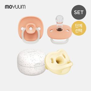 [모윰] 쪽쪽이 2종세트(올실리콘 마카롱+실리콘) - 단계 / 컬러