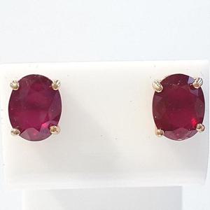 [블루케이] 루비 원석 귀걸이 230113-18 7월탄생석
