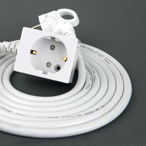 홈365 국산 전기연장선 1구멀티탭 7m (사각형) / 16A