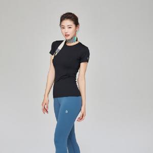 [제인코트(스포츠)]토퍼 반팔 티셔츠 UNA3301-BK