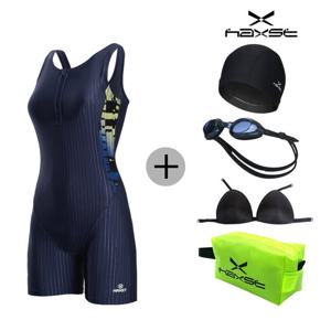 헤스트 여자 5부 반전신 U자형 실내수영복 5종세트 SSHTB-W18