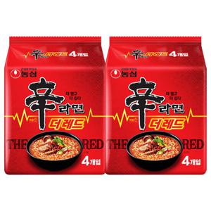 농심 신라면 더레드 125g 8개