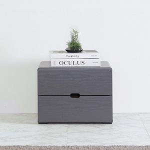 [우아미가구]쿠인 미니 2단 서랍장 그레이 (무배)