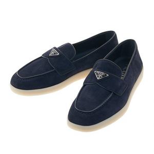 [프라다] 로고 스웨이드 로퍼 2DG124 103 F0008