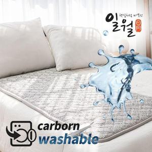 일월 민트햇살 워셔블 스마트 카본매트 싱글 180X90 선물