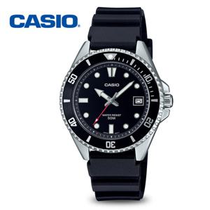 [정품] 카시오 흑새치 미니 다이버 야광 우레탄시계 MDV-10-1A1