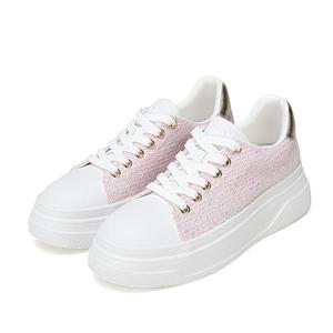 [바바라(슈즈)]스팽글 트위드 키높이 스니커즈 BBH165PK