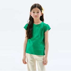 [공식][타미힐피거] (T42E1KKO160GT1L4B) 에센셜 러플 슬리브 탑