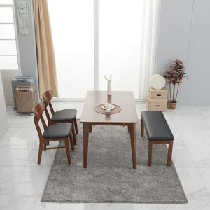 (착불)우아미가구 드비투 4인 식탁 벤치의자 세트