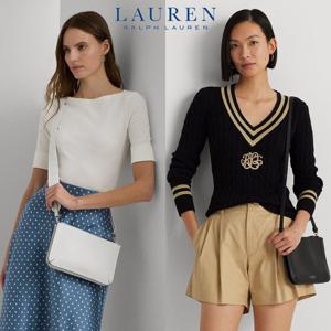 폴로 랄프로렌 17618857 여자 Landyn 가죽 숄더 크로스백