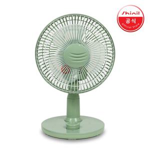 신일 탁상용 좌우회전 선풍기 SIF-BD06KP 레트로 미니선풍기