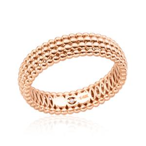 [비앤비골드] 14K 버블팝 올밴드 4줄 반지 ROS11780