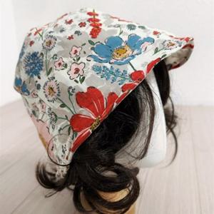 [애슬릿][애슬릿]면 꽃 벙거지 여름 엄마 중년 버킷햇 모자