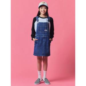 [탑텐키즈]여아) 파워퍼프걸 오버롤 데님 원피스 MKE3OO2821