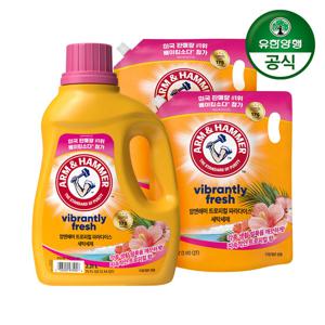 암앤해머 세탁세제 트로피칼 2.21L 1개+리필 1.8L 2개