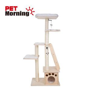 펫모닝 사다리형 5단 원목캣타워 (PMC-6512)