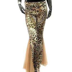 BDP1601 호피무늬나팔바지 화려한 밸리 에어로빅스타