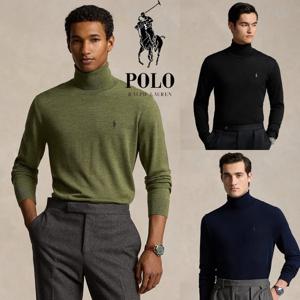 폴로 랄프로렌 17950730 남자 이탈리아 울 터틀넥 스웨터
