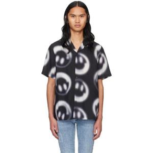 25 FW 수비 남성 블랙 해피 리조트 셔츠 241088M192002