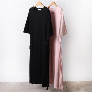 빅사이즈사랑해요 D732L107 사이드코르셋원피스 DL