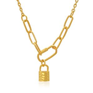 [골드모아] 여자 순금 목걸이 18.75g [모줄 자물쇠 클립]