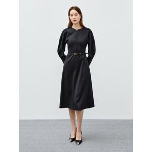 [아이잗컬렉션(피)]모던 미니멀 플레어원피스(CR2A0OP311-PB)