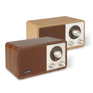 나비 휴대용 블루투스스피커 인테리어 거실 미니 스피커 라디오 브라운