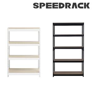 스피드랙 무볼트 철제 선반 앵글 1200x400x900(h) - 5단 (원기둥)
