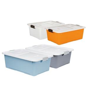 온라인사무용품 프라임 스토리지 플라스틱 리빙박스   37L 옷정리