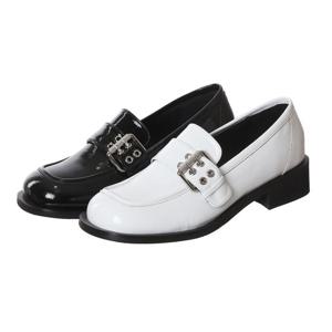 소다 글로벌 슈스파 여성 스퀘어 캐주얼 단화 CLS524 (블랙,화이트)