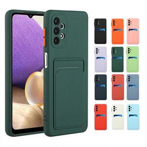 갤럭시A26 5G A266 캔디컬러 카드슬롯수납 실리콘 핸드폰 케이스