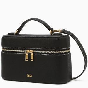 [닥스] 블랙 소가죽 코스메틱형 크로스백 DCBA5E401BK