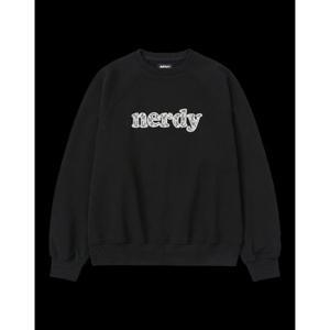 [널디] 레이스 아플리케 스웨트셔츠 PNES25SW01 LACE APPLIQUE SWEATSHIRT