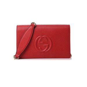 GUCCI 소호 체인 WOC 크로스백 598211_레드 GU_C19