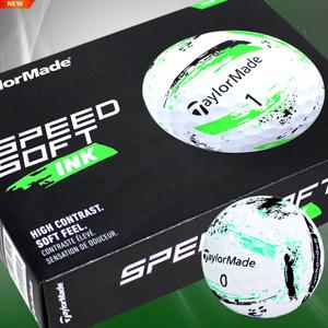 테일러메이드 스피드소프트 잉크 골프볼 (2피스구조볼) 그린