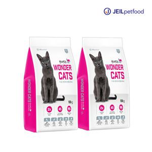 원더 캣츠 10kg 2개/고양이 사료