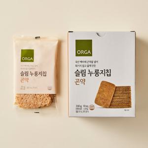 [올가홀푸드][ORGA] 슬림누룽지칩 곤약 (33gx10개입)