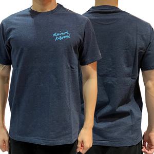 (명품) 22FW 메종키츠네 핸드라이팅 반팔티 IM00