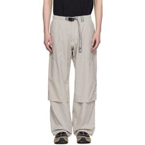 25 FW 앤드 원더 남성 그레이 Gramicci 나일론 슬랙스 252817M191002