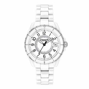 [마션틴트(잡화)][코치] 공식수입 화이트 세라믹 밴드 여성시계 14503462 프레스턴