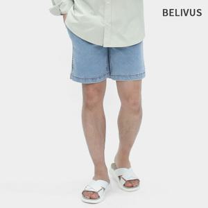 남성 데님 팬츠 빅사이즈 스판 청반바지 BWS079