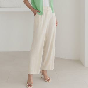 [바네사빈] 쿨소재 핏이이쁜 와이드일자 팬츠 바지 슬랙스 v01108