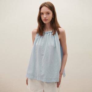 [SATIN] 홀터넥 블라우스 O252T263