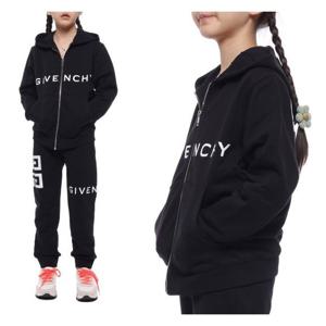 [지방시]22FW 로고 프린트 후드 집업 (H25348_09B_22F)