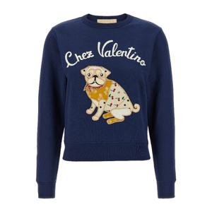 발렌티노 셰 발렌티노 브러시드 코튼 맨투맨 B3MF24Z9L8 D51