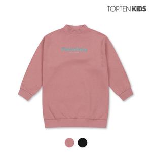 [탑텐키즈][탑텐키즈] 여아 플리스 크루넥 원피스_MKB4OO2201