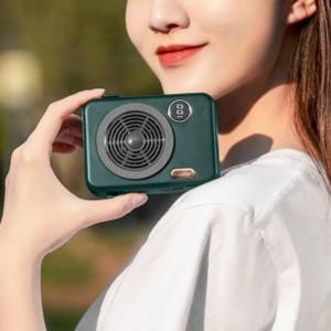 레트로감성 USB 휴대용 미니 선풍기 핸디선풍기