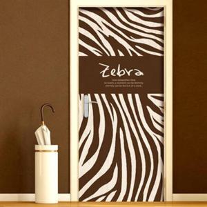아트박스/제제데코 지브라 ver.1 [현관문시트지/인테리어스티커]