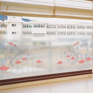 아트박스/낭만창고 dgse033-노천카페-반투명시트지