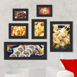 아트박스/꾸밈 iw477-맛있는분식세상_액자세트
